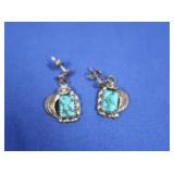 Sterling Turquoise Earrings