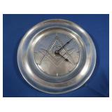 Mason Pewter Wall Clock