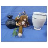 Ceramic Vases Swinging Monkey