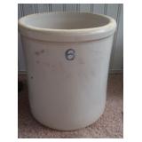 6 Gal Crock,1 Crack a Third of Length of Crock