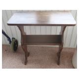 wooden Magazine Side Table 22x11x23"