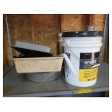 Oil Changing Pan,2 Empty 5 Gal Buckets