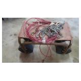 4 Wheel Mini Cart incl 3 Dog Chains 12x18x12"H