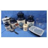 McCoy Canister Set,Glass Bowl,&more