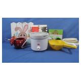 Rival Crock Pot,NIP Farberware Spiraler,Strainers
