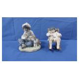 Lladro "Naptime" #5448&"I Hope She Does" #5450