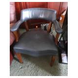 Leather Office Style Chair,some marks in Leather
