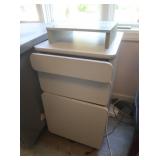 Wooden 3 Drawer Office Cabinet 16x20x28"