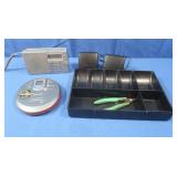 Radioshack Radio,Aiwa Walkman (Top Hinge