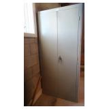 2 Door Metal Cabinet,5 Shelves 30x15x66"H