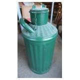Antique 5-Gallon Metal Can Davis