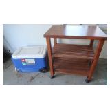 Rolling Table Cart 26x17x30",&Igloo Wheeled