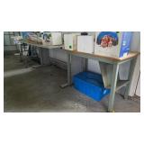 2 Work Tables 36x20x27",60x30x29.5",& 48x30x28" No