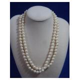 Cultured Pearl Necklace 14K Clasp