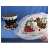 Christmas Florals,Snowman