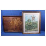 Wood Art "Klondike Days"&Framed Print