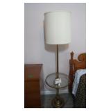 Metal &Glass Table Lamp 58" Tall