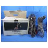 100 Clear Light Grapevine Standing Deer 48"