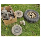 Trailer wheel, brush hog wheel,etc