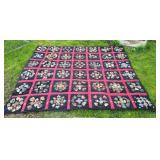 reversible Applique quilt- needs some repairs on