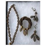 Victorian human hair/mourning jewelry