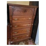 Victorian Side lock chest of drawers 47t x 31w x