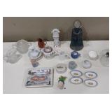 Miniature pottery, noritake miniature platters,