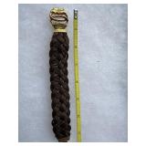 AMAZING mourning/human hair bracelet