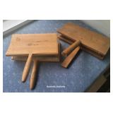 2pr early wool cards