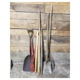 Shovels, cutters, handles, etc