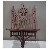 Victorian fretwork shelf