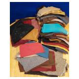 Wool- vintage, felt & patterns & misc-BIG LOT, bag