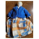 Nice China doll with blue sweater