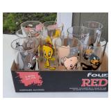 Box of character glasses