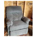Green recliner - needs some cleaning