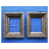 Pair of beautiful antique frames approx 10"x12"