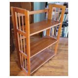 Folding bookshelf 28x38x12