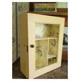 Yellow hanging cabinet