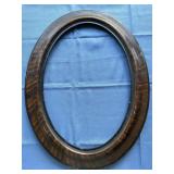Large oval frame approx 25"x18" - some damage