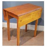 Pine drop leaf stand 23x25x15w with leaves down