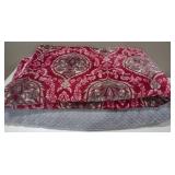 2 fleece blankets, nice an warm twin sizes