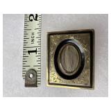 Beautiful human hair brooch