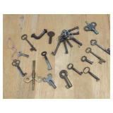 Skeleton keys- D.L.W. key, etc