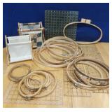Sewing lot - hoops, etc