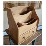 Maple desk organizer 14"9"14"