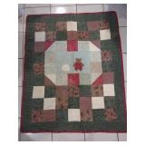 Lap size quilt, 49 x 40