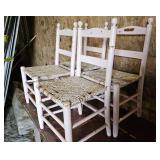 4 youth ladder back chairs