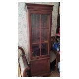 2 door mahogany bookcase - 23x73x18 project