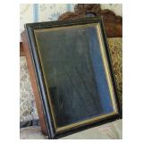 Victorian shadowbox/showcase velvet lined