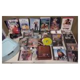 On CD player and CDs, DVD movies